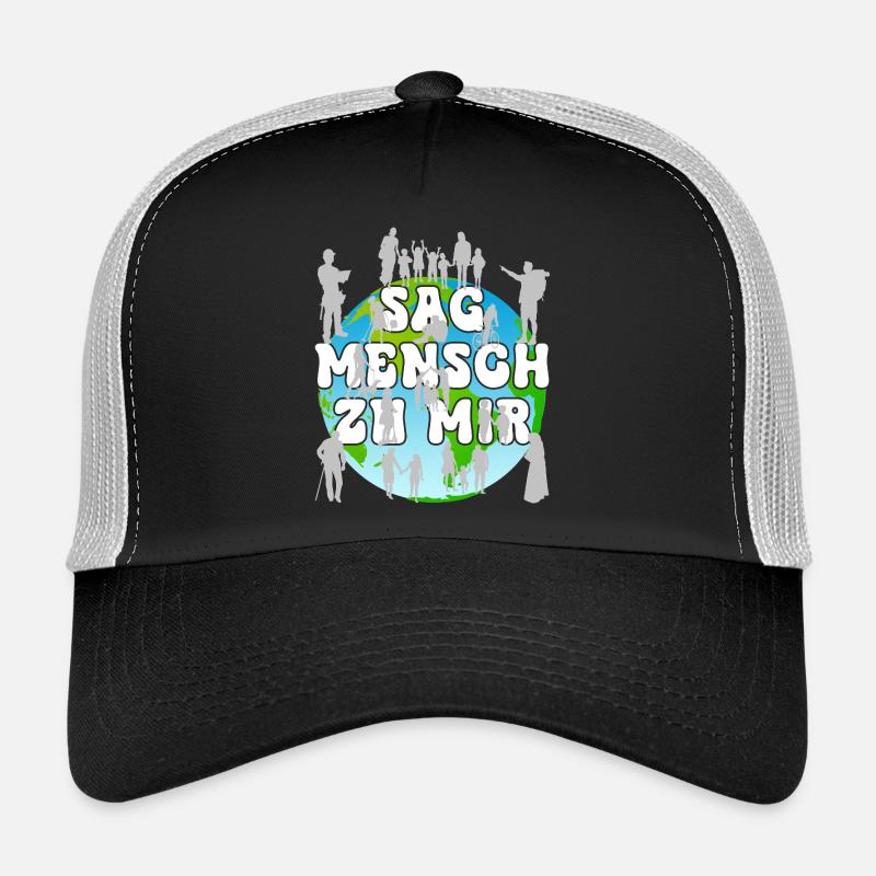 Global humanity unites community, diversity Trucker Cap