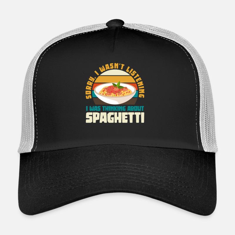 Spaghetti Denkpause Retro Trucker Cap