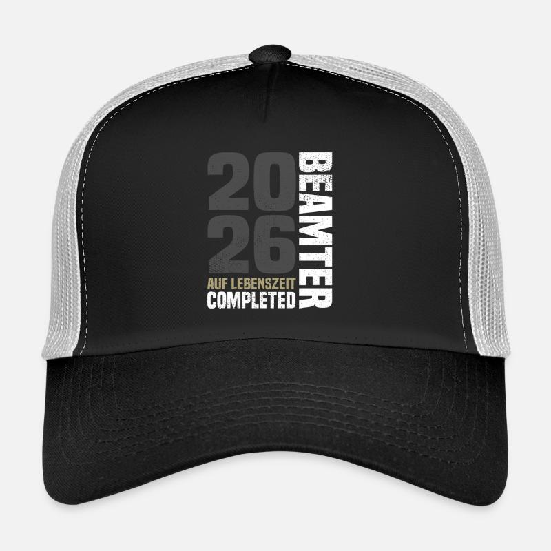 Fonctionnaire à vie 2026 Casquette trucker 