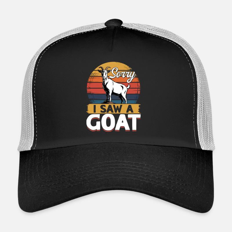 Drôle d’animal de la ferme chèvre Casquette trucker 