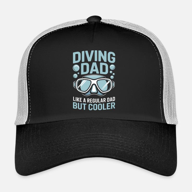 Diving Saying Dad Funny Diving Gift Trucker Cap