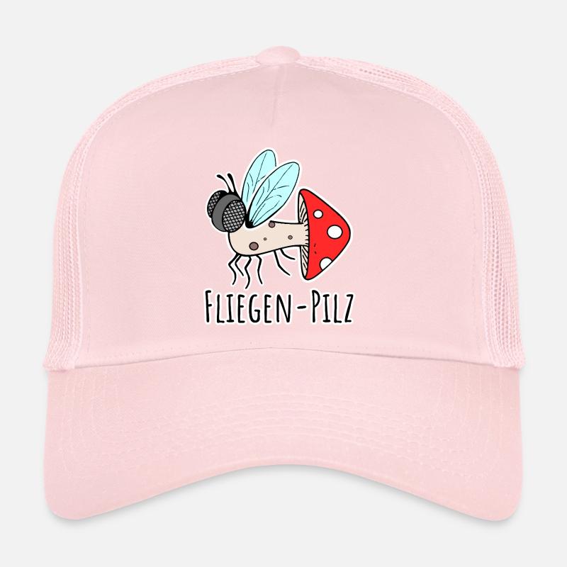 Fly agaric - half fly, half mushroom Trucker Cap