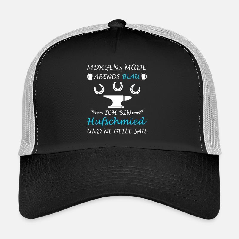 Maréchal-ferrant Cheval Forgeron Lustig Casquette trucker 