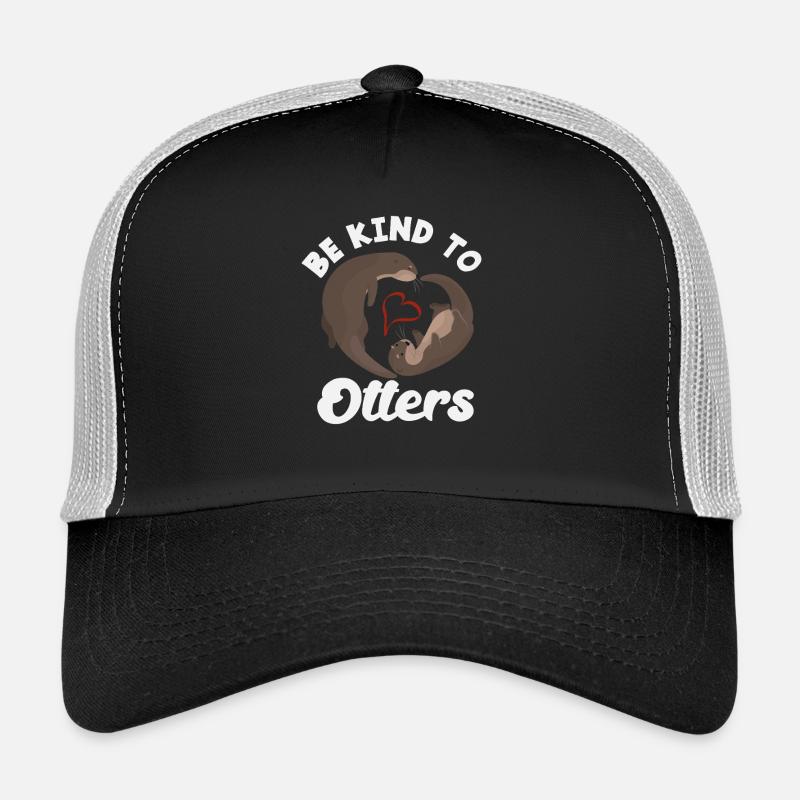 Seeotter Cartoon Herz Kind Trucker Cap