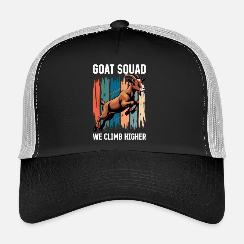 Drôle d’animal de la ferme chèvre Casquette trucker 
