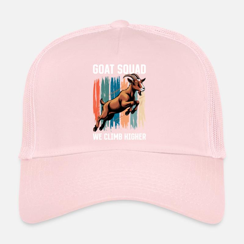 Drôle d’animal de la ferme chèvre Casquette trucker 