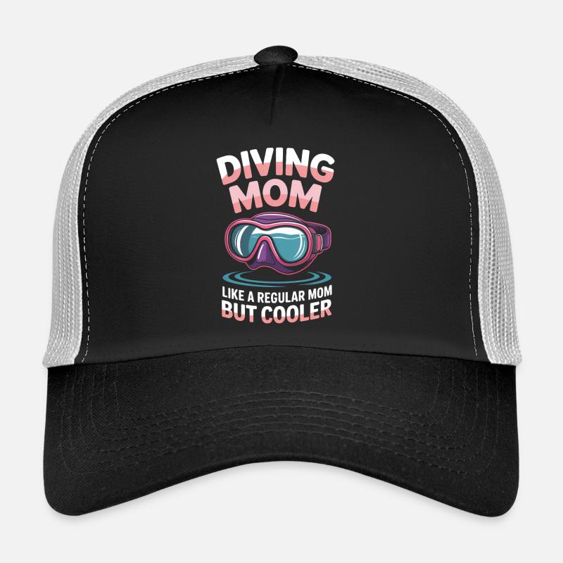 Tauchen Spruch Mama Lustiges Tauchen Geschenk Trucker Cap