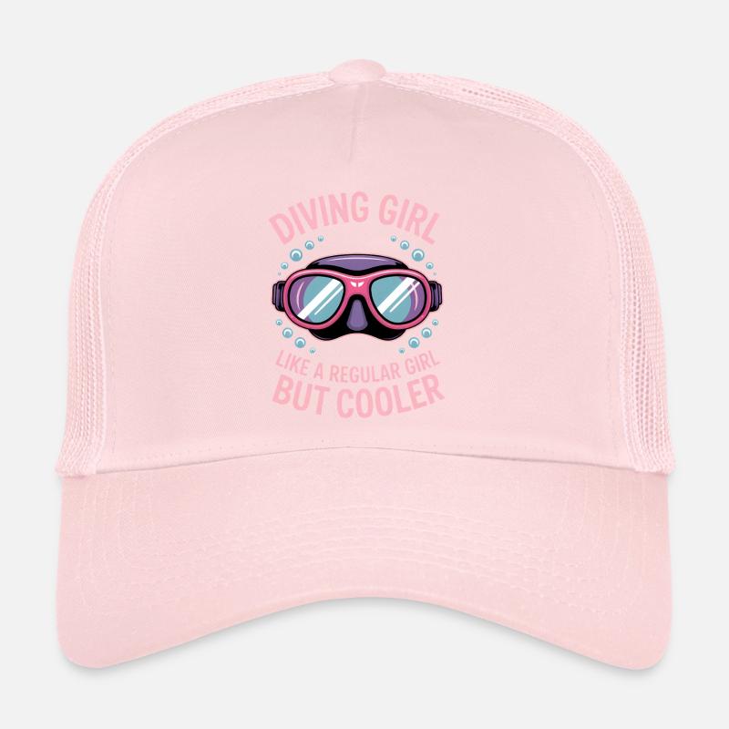 Plongée Dire Fille Drôle Plongée Cadeau Casquette trucker 