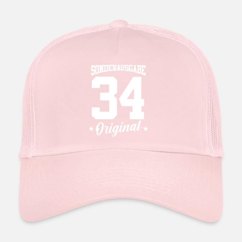 34 Anniversaire Casquette trucker 