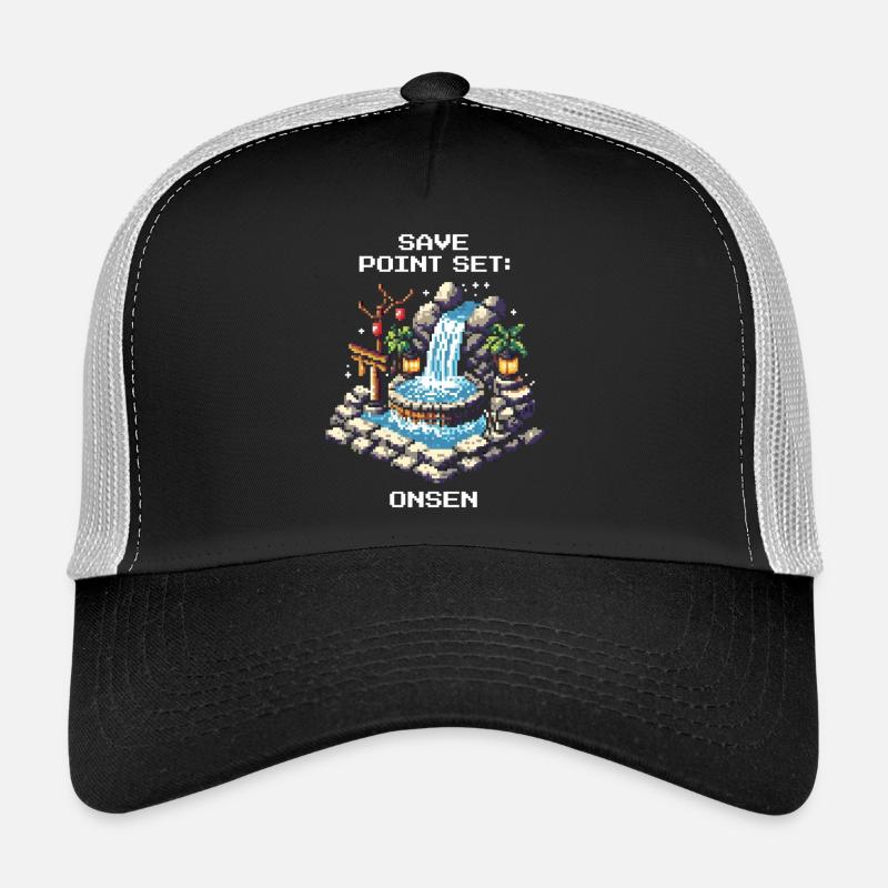Save Point Set: Onsen | Japan trip Trucker Cap