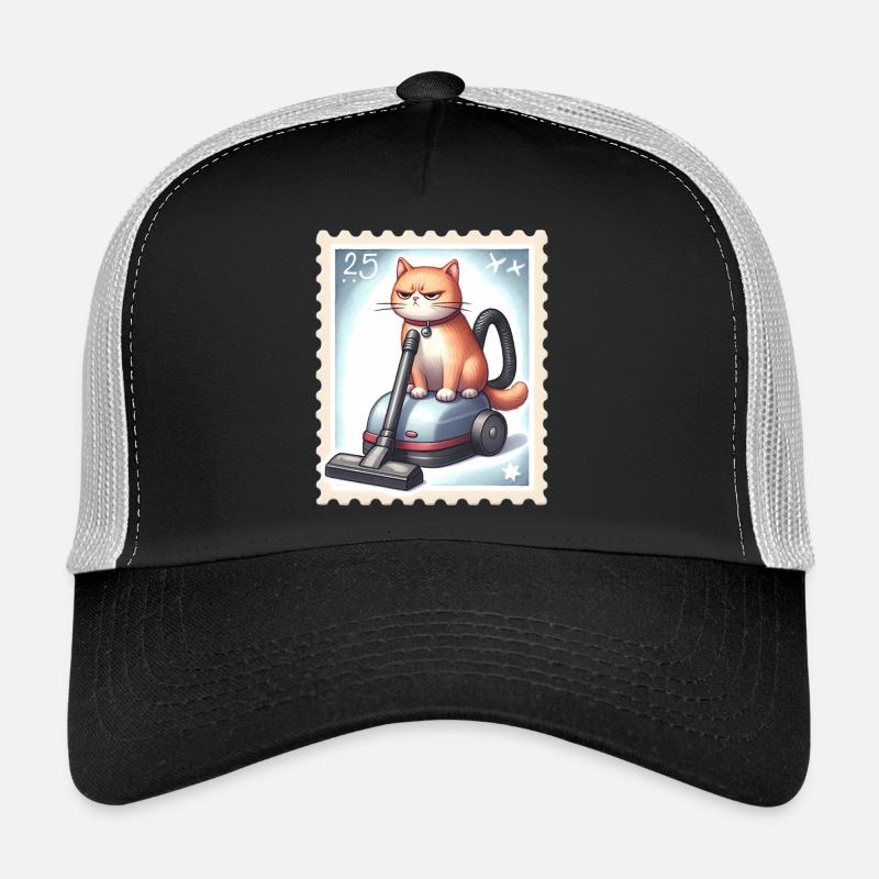 Fun Cat auf Staubsauger Trucker Cap