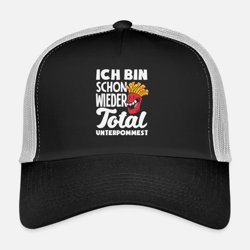 Totally underpommest encore une fois – blague sur les frites Casquette trucker 