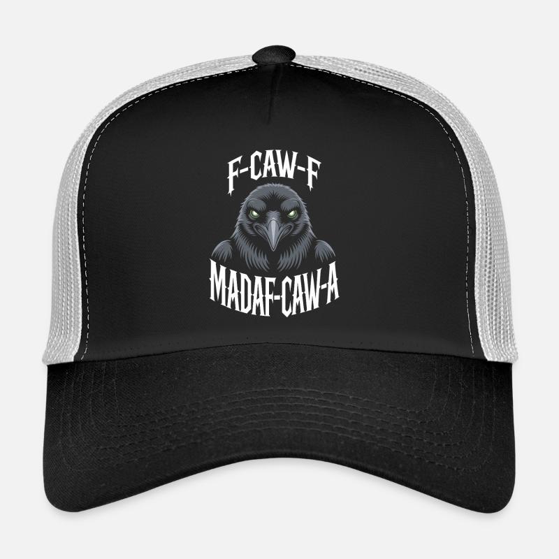 Crow Mask Mind Game Motif Trucker Cap