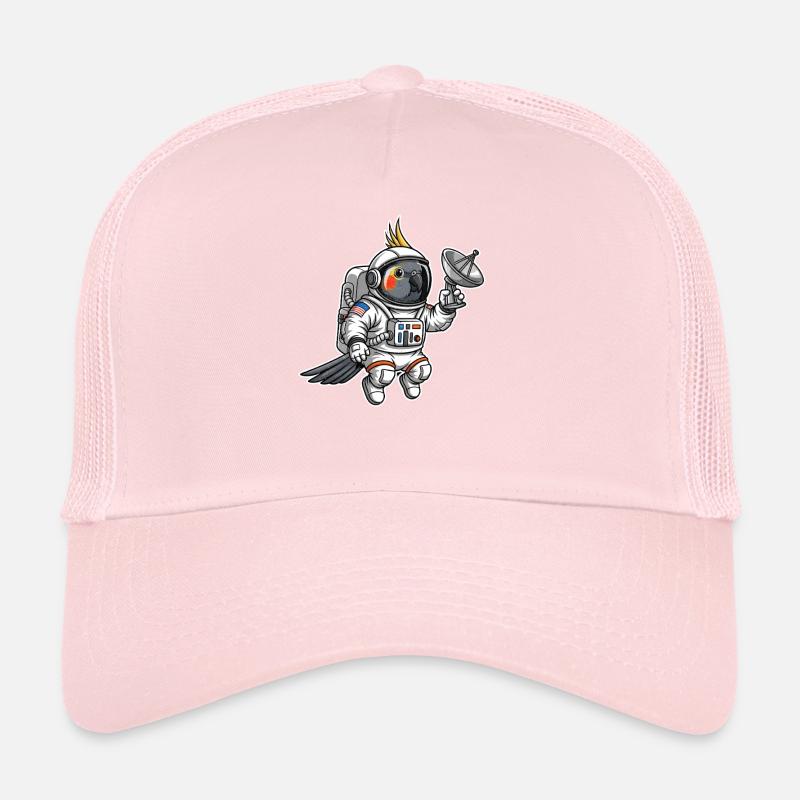 oiseau de l’espace astronaute calopsitte Casquette trucker 