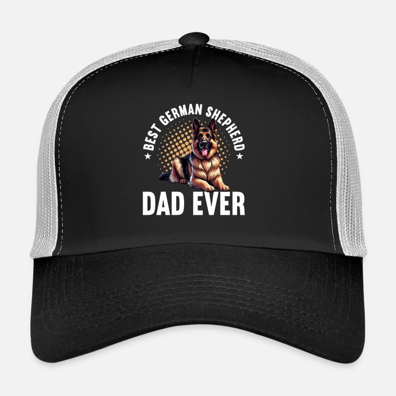 Deutscher Schäferhund Papa Vatertag Vater Trucker Cap