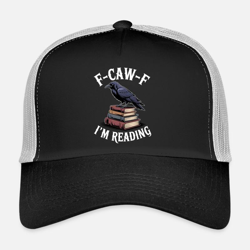 Raven on Books – Reading Happiness Trucker Cap
