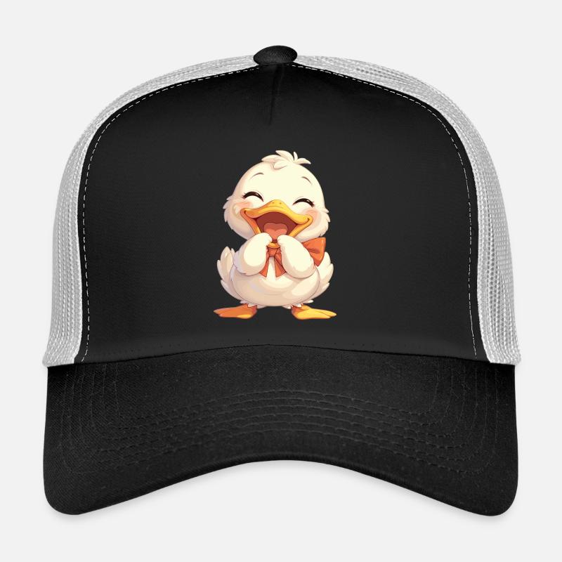 Enten Ente - Trucker Cap - Schwarz/Steingrau