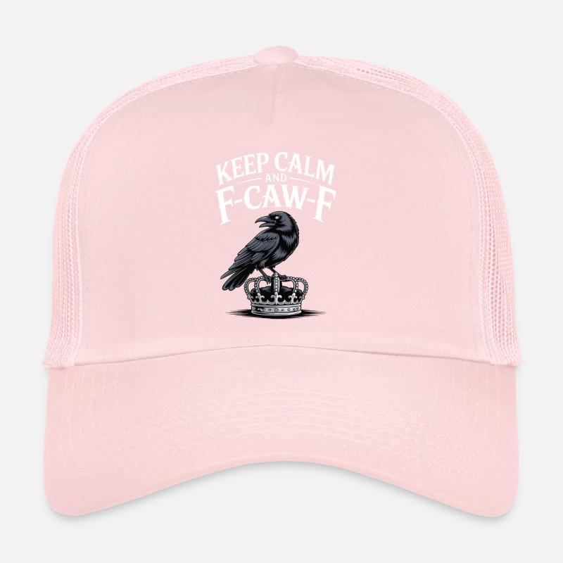 Crow Over Crown Keep Calm Trucker Cap