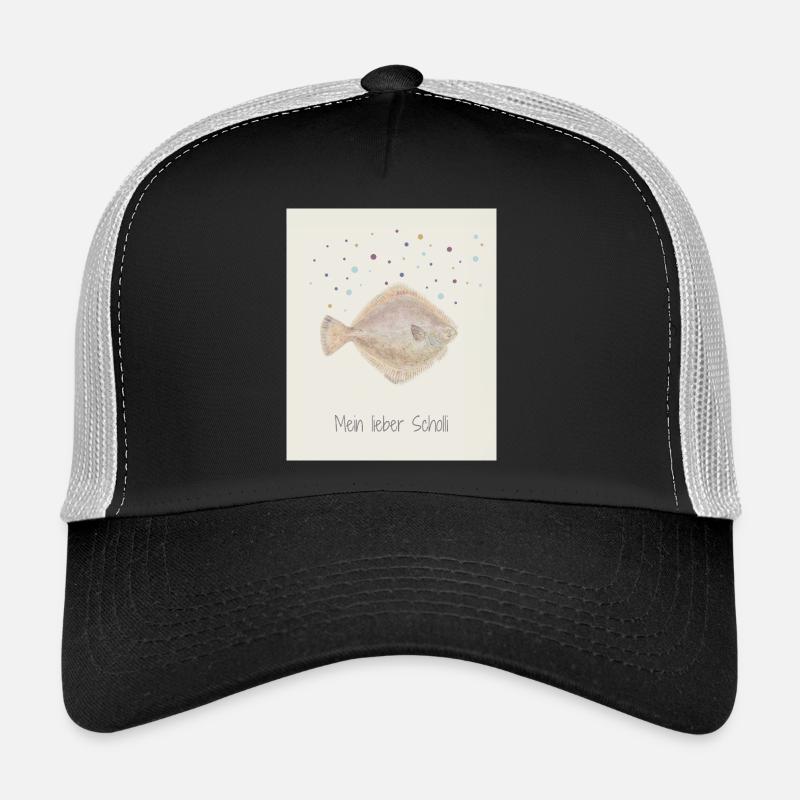 Mon cher Scholli fish design Casquette trucker 