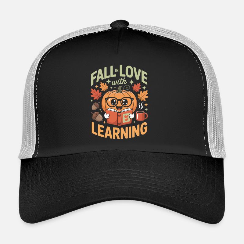 Tombez amoureux de l’enseignement Enseignant d’automne Casquette trucker 
