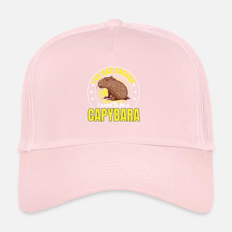 Capybara a assez de capybara Casquette trucker 
