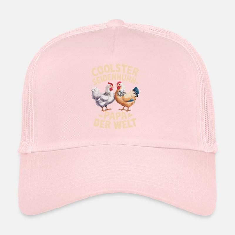Coolest silky chicken dad in the world Trucker Cap