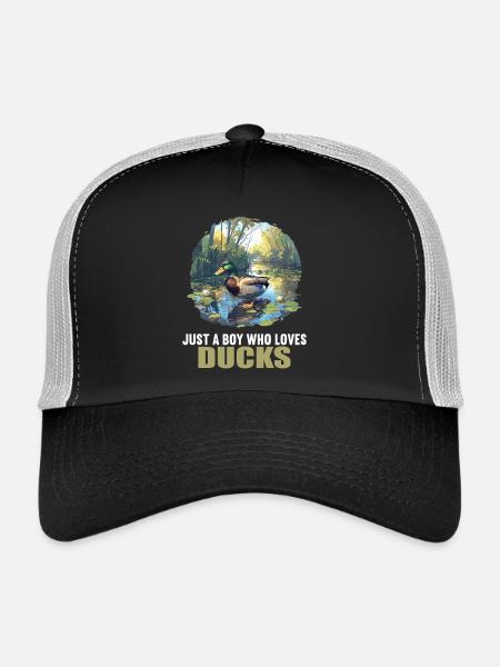 Ducks Duck - Trucker Cap - black/stone grey - Front