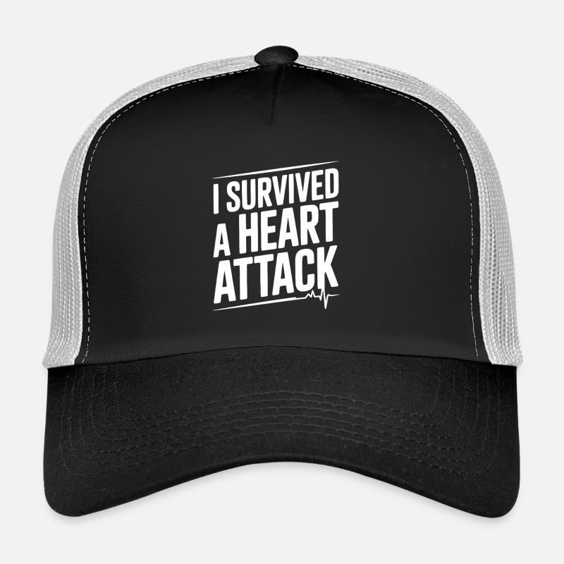 I Survived a Heart Attack Trucker Cap