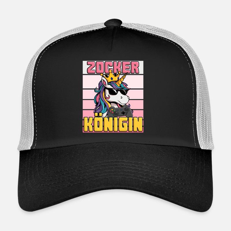 Zocker Königin - Einhorn Trucker Cap