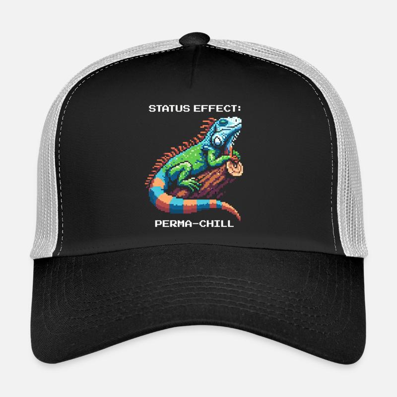 Status-Effekt: Dauerchill | Leguan Terrarium Trucker Cap