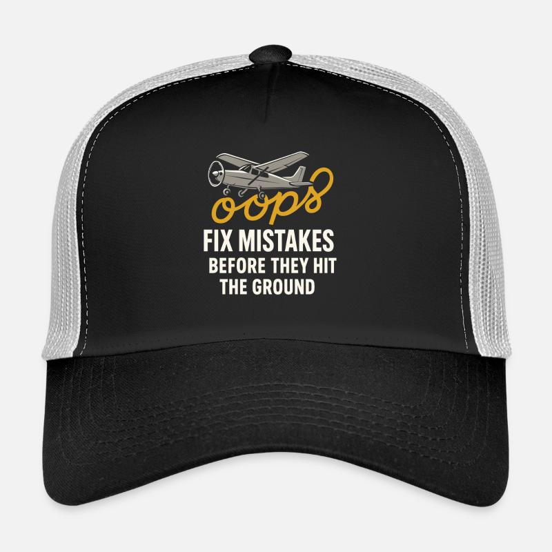Instructeur de vol Cfi Pilote Instructeur d’aviation Casquette trucker 