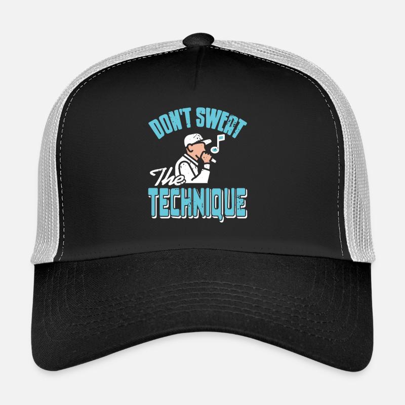 Don't Sweat the Technique Rap Lyric Mastery Trucker Cap