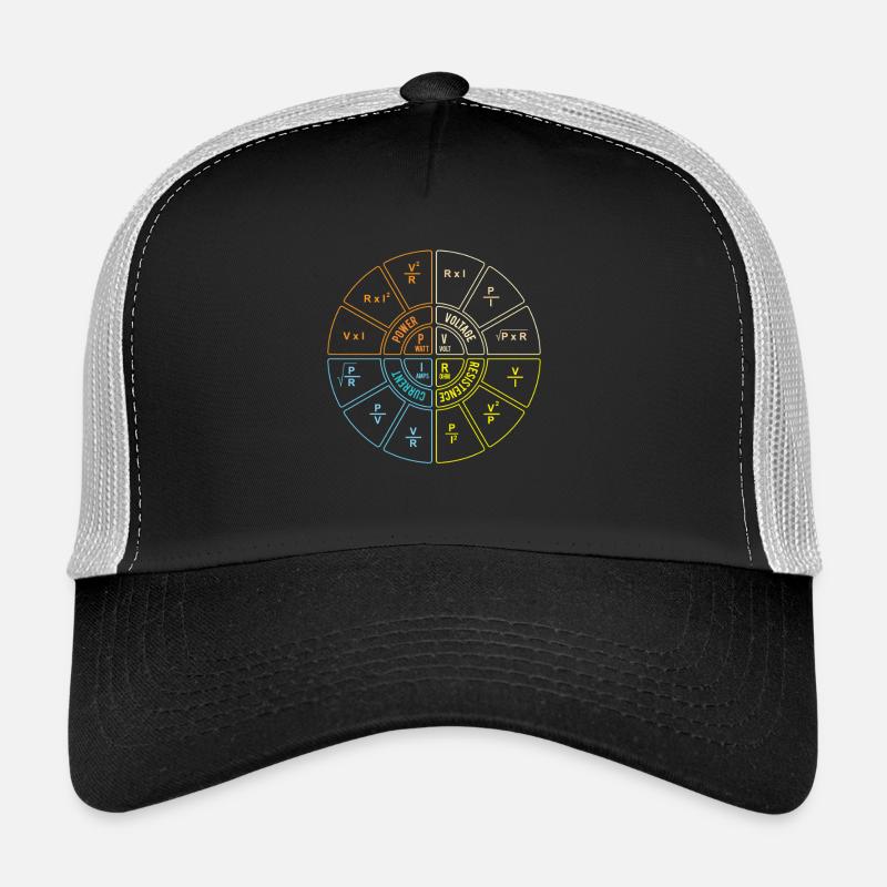 Ohm’s Law Diagram Electrical Humor STEM Gift Trucker Cap