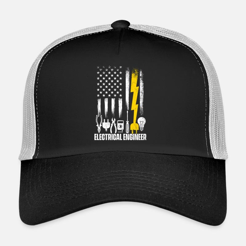 Electrical Engineer Geek Humor Voltage Nerd Trucker Cap