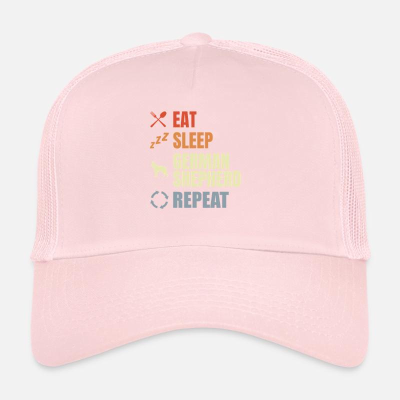 Routine du berger allemand Casquette trucker 