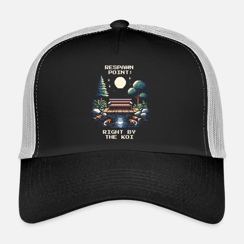 Respawn Point: At Koi Pond | Tranquility, Zen Trucker Cap