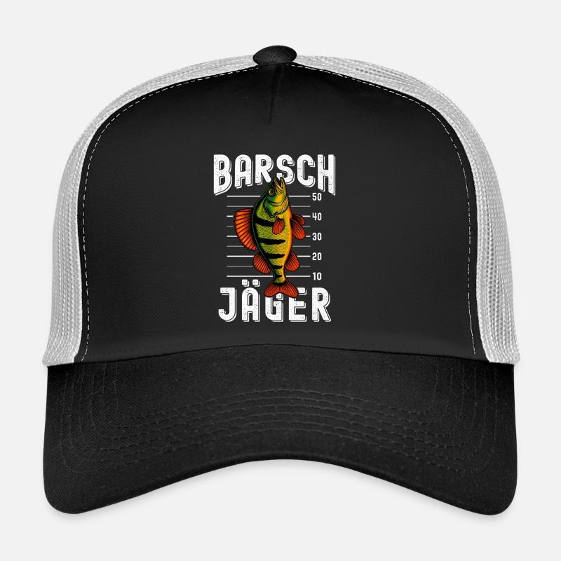 Perch Hunter Perch Perch Perch Fishing Perch Perch Trucker Cap