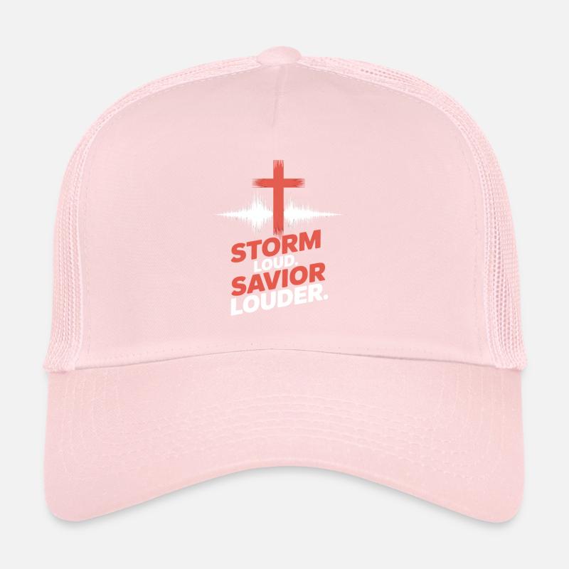 Storm Loud Savior Louder Praise Trucker Cap