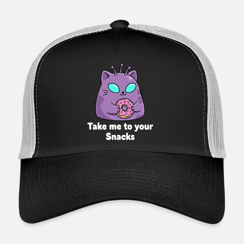 Cute Donut Cat Snack Seducer Trucker Cap