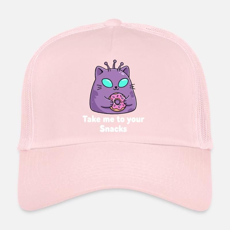 Cute Donut Cat Snack Seducer Trucker Cap