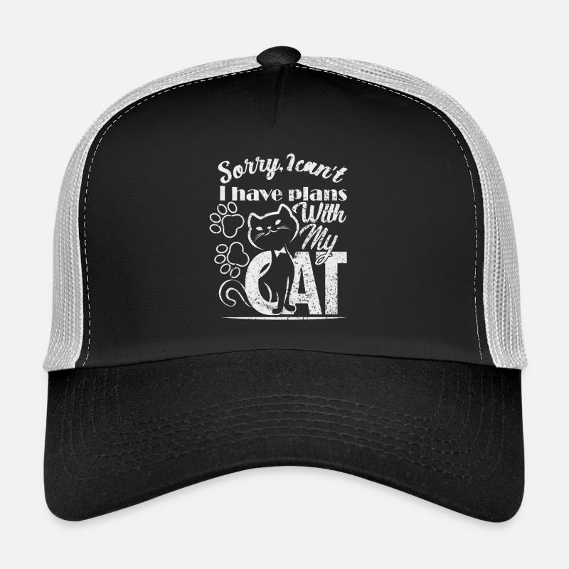 Tut mir leid, ich kann nicht, ich habe Pläne mit meiner Katze Trucker Cap