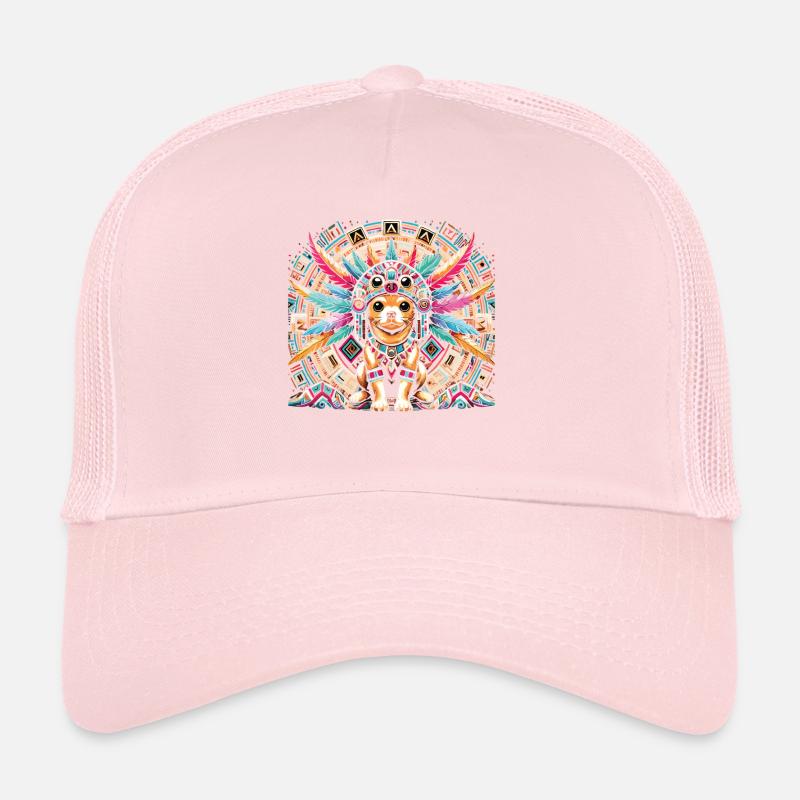 Chien aztèque à plumes Casquette trucker 