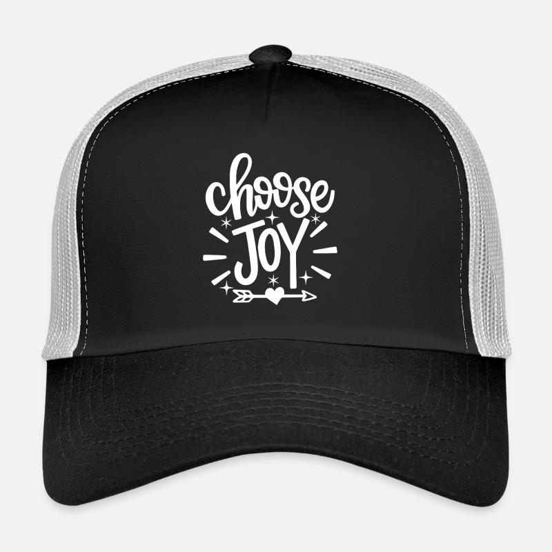 Choose Joy Inspirational - Trucker Cap - black/stone grey