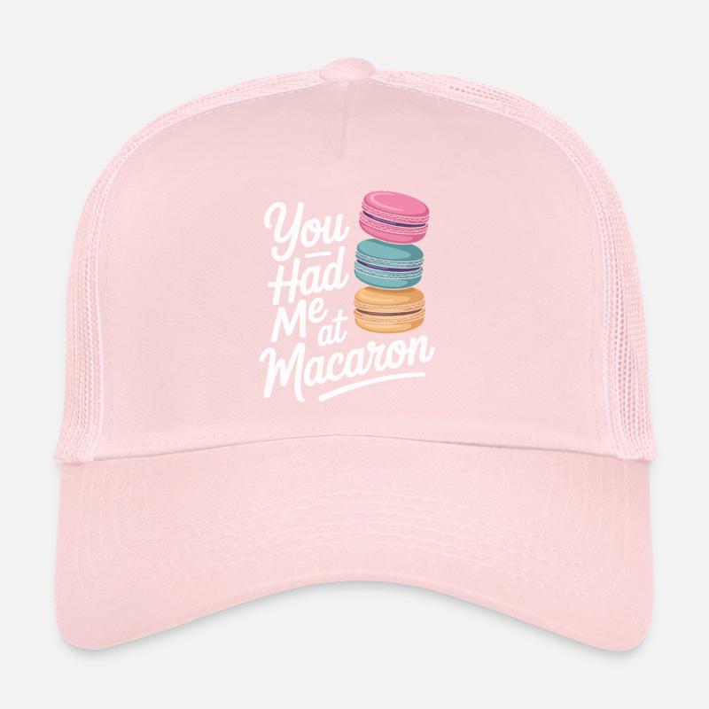 Macaron Desserts Français Casquette trucker 