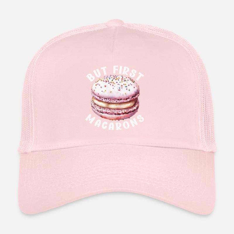 Macaron Desserts Français Casquette trucker 