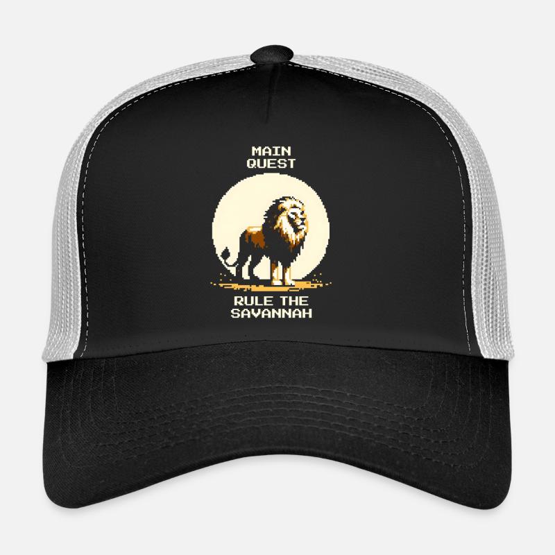 Main Quest: Savanne herrschen | Löwe Wildnis Trucker Cap