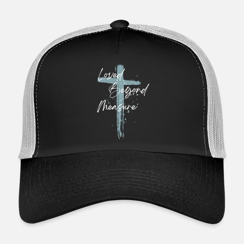 Loved Beyond Measure – Faith Design - Trucker Cap - black/stone grey