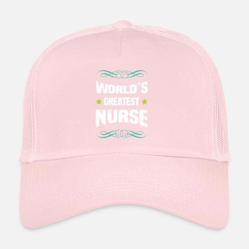 La plus grande infirmière du monde Casquette trucker 