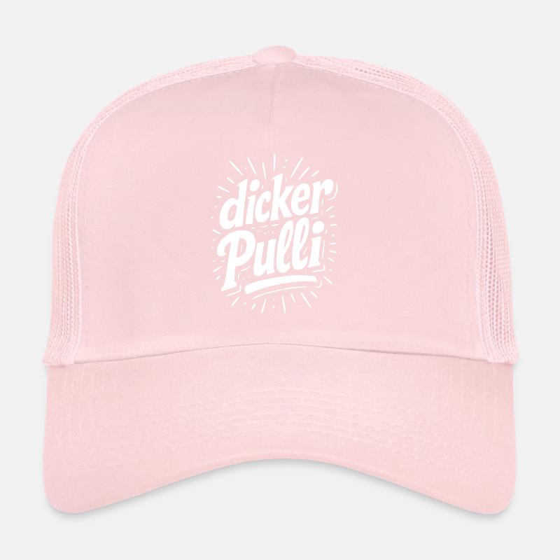 Thick Sweater Neon Typo Trucker Cap