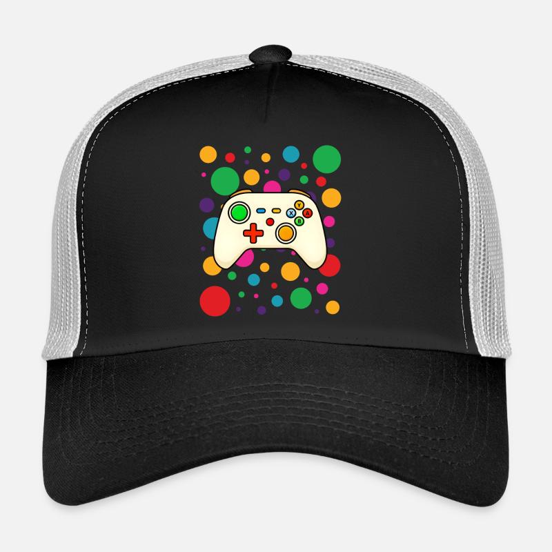 Colorburst Game Controller Trucker Cap